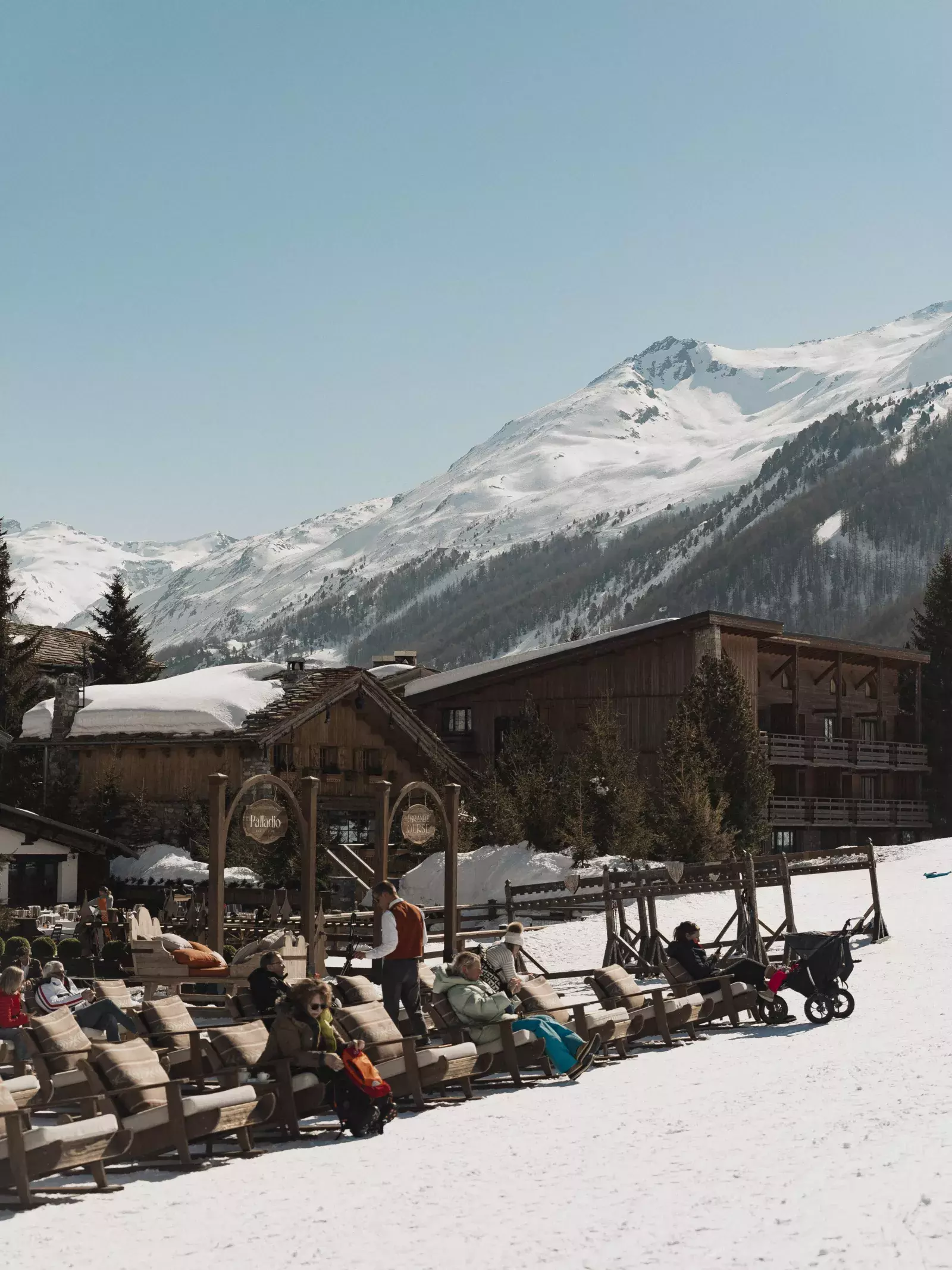 Terrasse de val d'isère