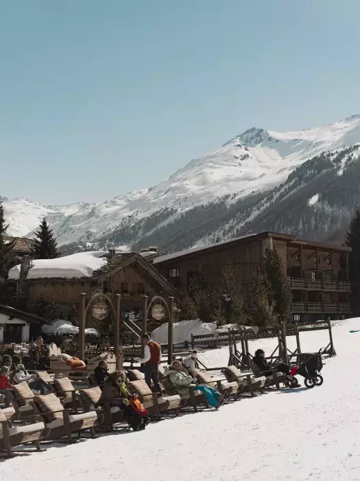 Terrasse de val d'isère